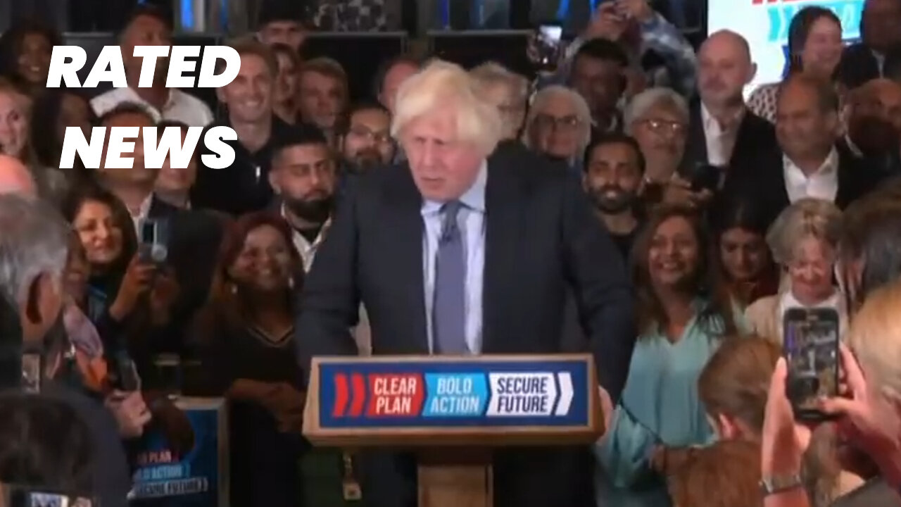 Boris Johnson's Surprise Speech at Rishi Sunak's Rally