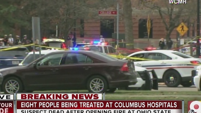 'Disbelief' as Ohio State University reports active shooter on campus