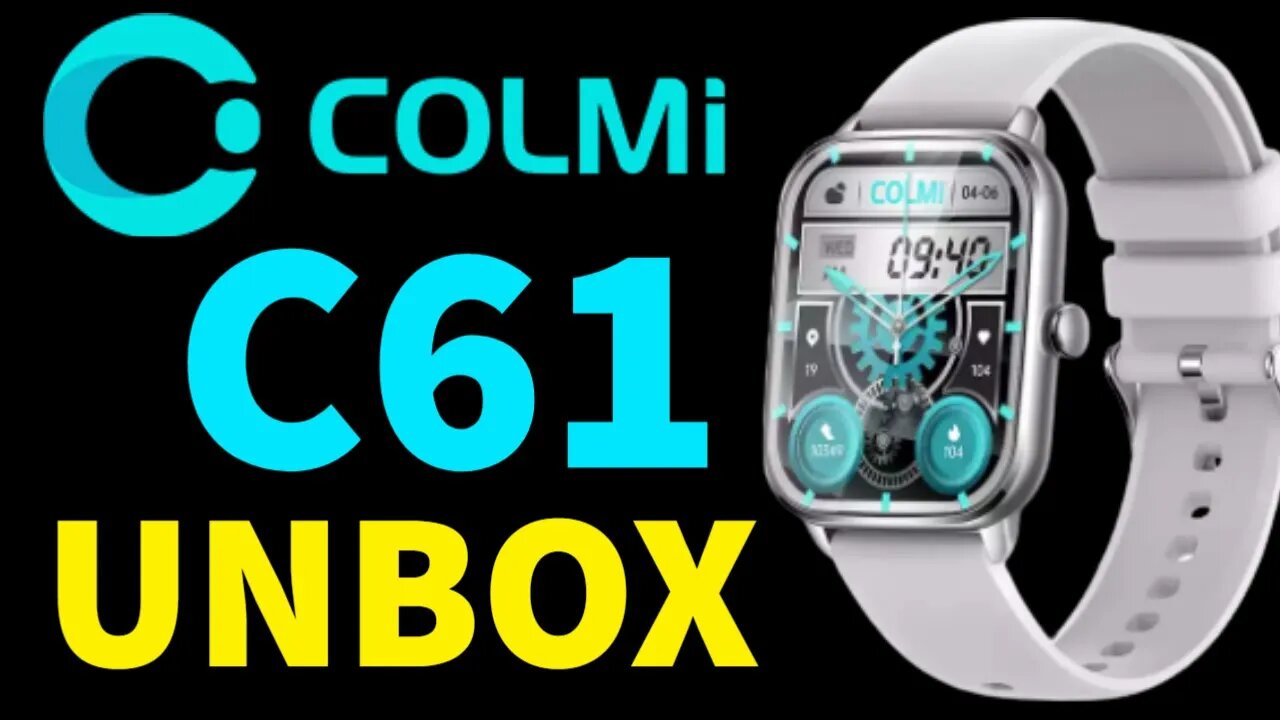 COLMI C61 smart watch unbox pk C60