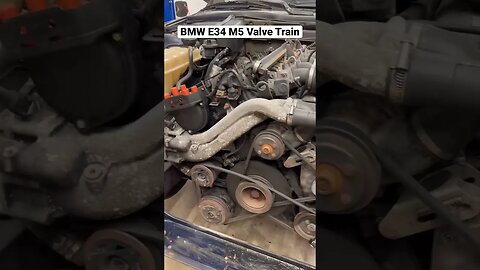 BMW E34 M5 Valve Train #shorts #bmw #diy #bmwm5 #bmwe34 #automotive #restoration #cars #engine