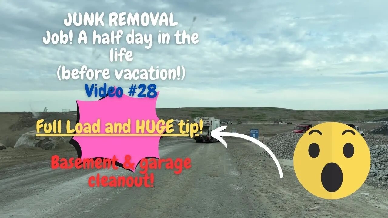 Day in the Junk Removal Life #28 Full load + HUGE Tip! The Clover is the best payment machine