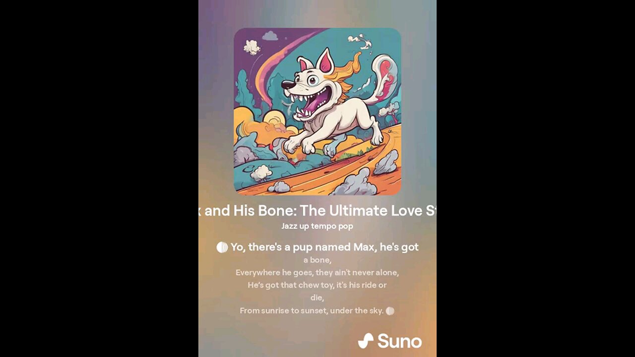 Asked ai to make me a song about a dog and his bone.... here it is