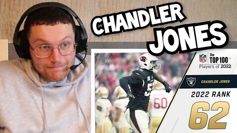 Rugby Player Reacts to CHANDLER JONES (Las Vegas Raiders, DE) #62 NFL Top 100 Players in 2022