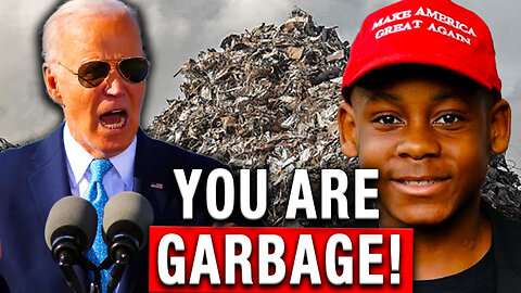 Biden calls Young Black Boy TRASH!