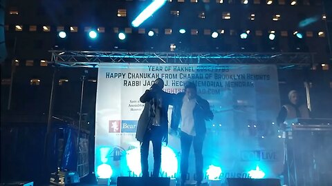 The #Chanukah #Hanukkah Menorah Lightning Ceremony 12/21/22 outside @BKBPReynoso Borough Hall