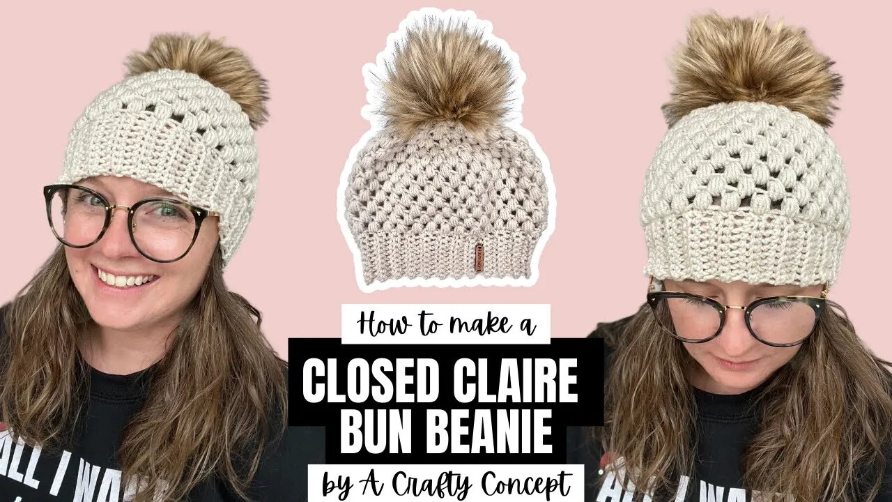 Easy Crochet Beanie Pattern For Beginners- Quick Easy Pattern