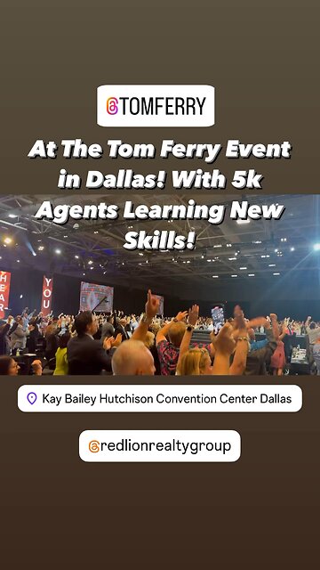 Tom Ferry Event