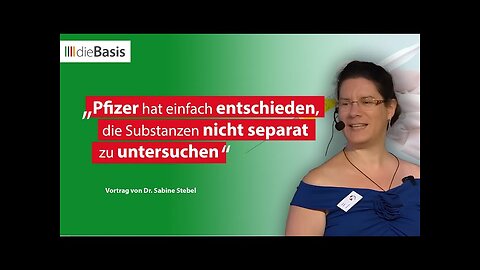 19.12.24🥔🪠🧠Was Pfizer wusste! 🔝Dr. Sabine Stebel/diebasis 2024