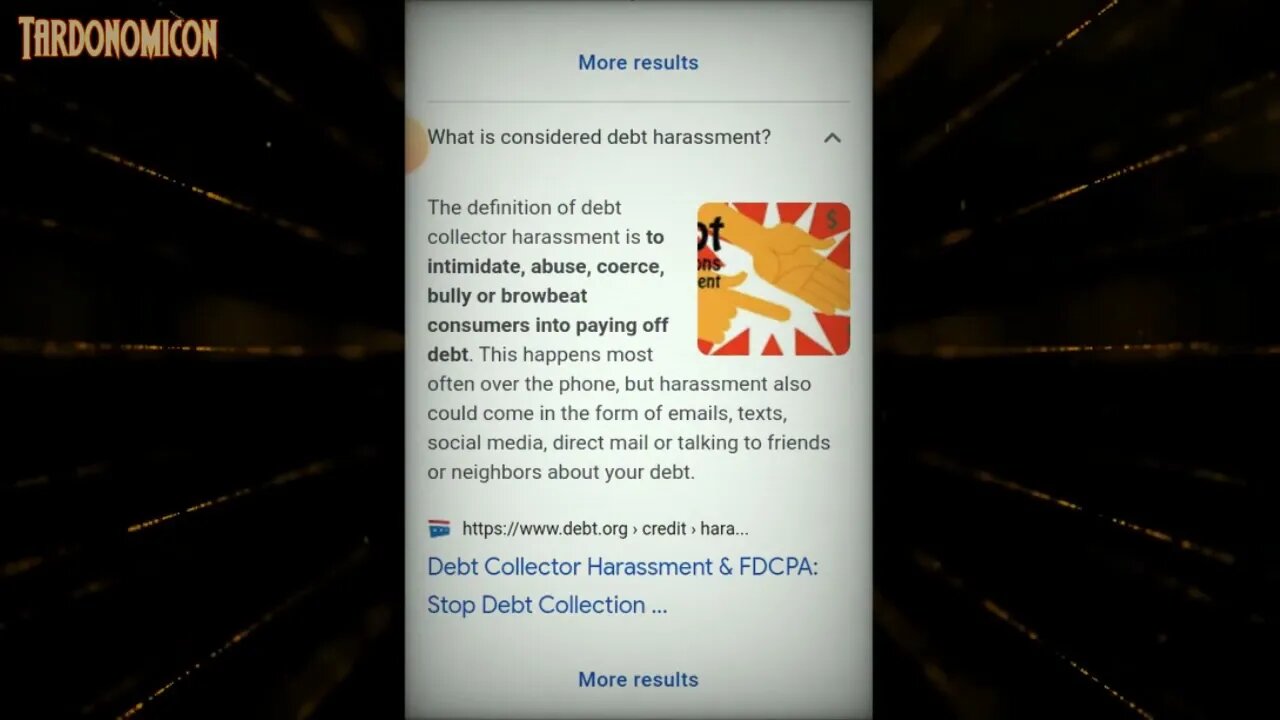 2022 07 04 4 ive experience harassment from private citizens attempting to collect a debt for over a