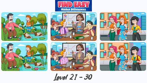 FIND EASY LEVEL 21 - 30