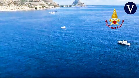 Naufragio en Sicilia de un velero por un tornado que ha dejado varios desaparecidos