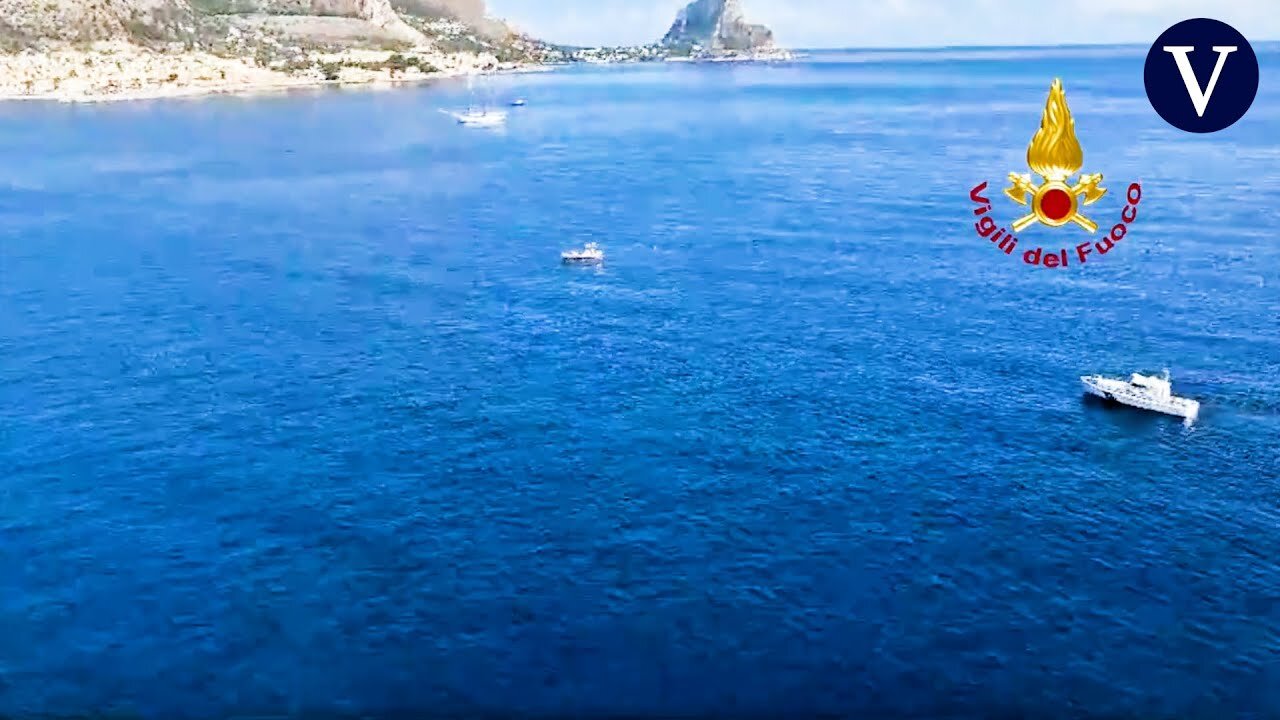 Naufragio en Sicilia de un velero por un tornado que ha dejado varios desaparecidos
