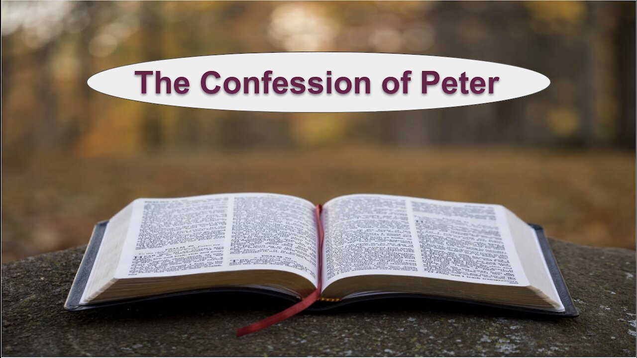 Peter Confession on Down to Earth but Heavenly Minded Podcast