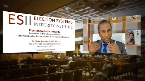 Dr.SHIVA LIVE: Election Systems Integrity. Presenting at Nevada Hearing.