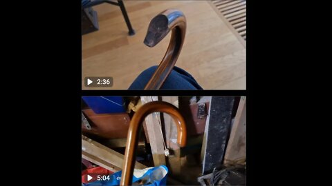 END RESULT + HOW TO EDC: CUSTOMIZING wooden walking stick DIY GENTLE HOOK/CROOKED Everyday carry