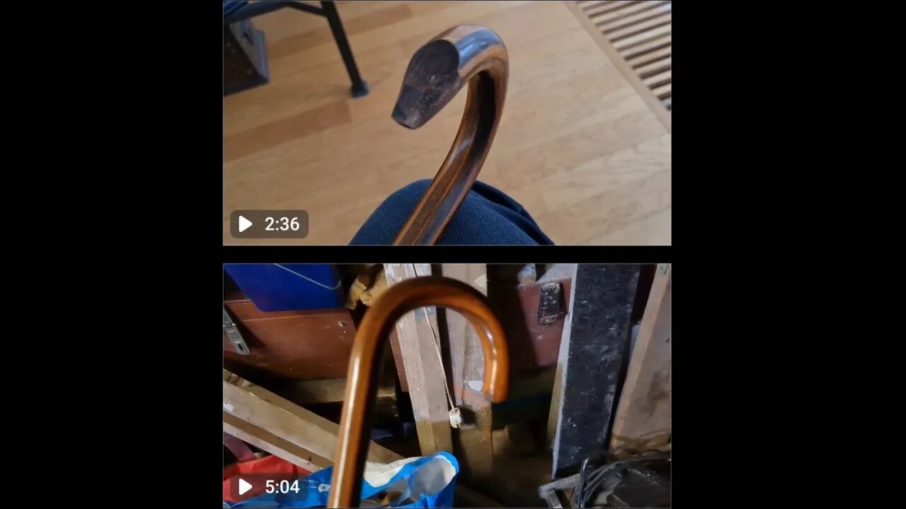 END RESULT + HOW TO EDC: CUSTOMIZING wooden walking stick DIY GENTLE HOOK/CROOKED Everyday carry