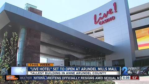 Live Hotel set to open at Arundel Mills Mall