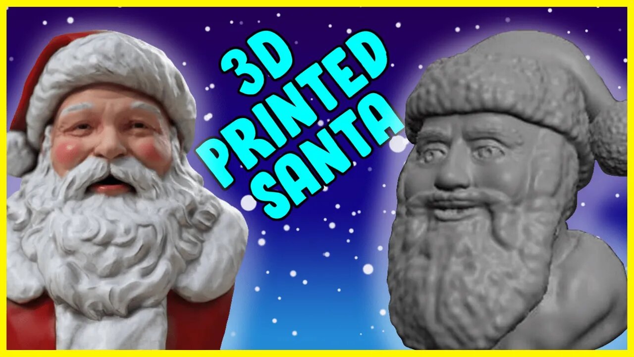 3D Printing Santa Bust