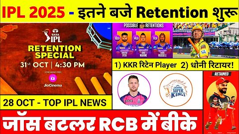 IPL 2025 Retention Buzz: MS Dhoni Confirms Return