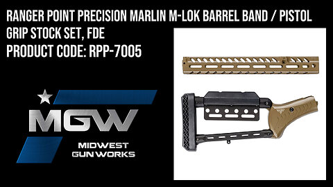 Ranger Point Precision Marlin M-LOK Barrel Band / Pistol Grip Stock Set, FDE - RPP-7005