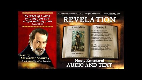 66 | Book of Revelation | Read by Alexander Scourby | AUDIO & TEXT | FREE on YouTube | GOD IS LOVE!