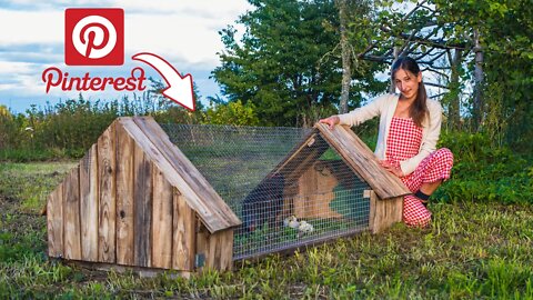 Building PINTEREST Inspired Baby Chicken Outdoor Coop