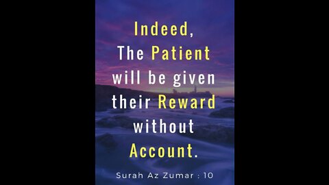 Whenever the Prophet (ﷺ) went to a patient, he used to say to him, "Don't worry, if Allah will.