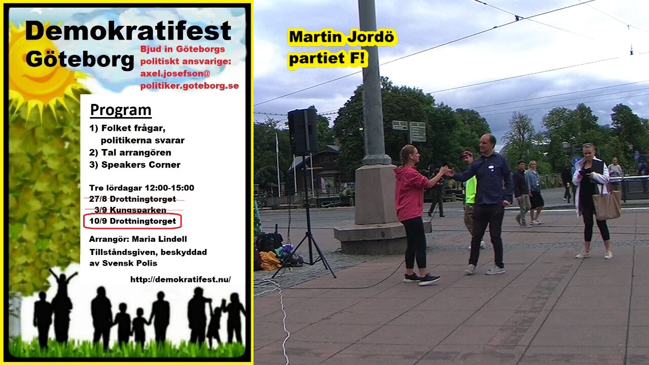Göteborg Demokratifest - Martin Jordö, F!