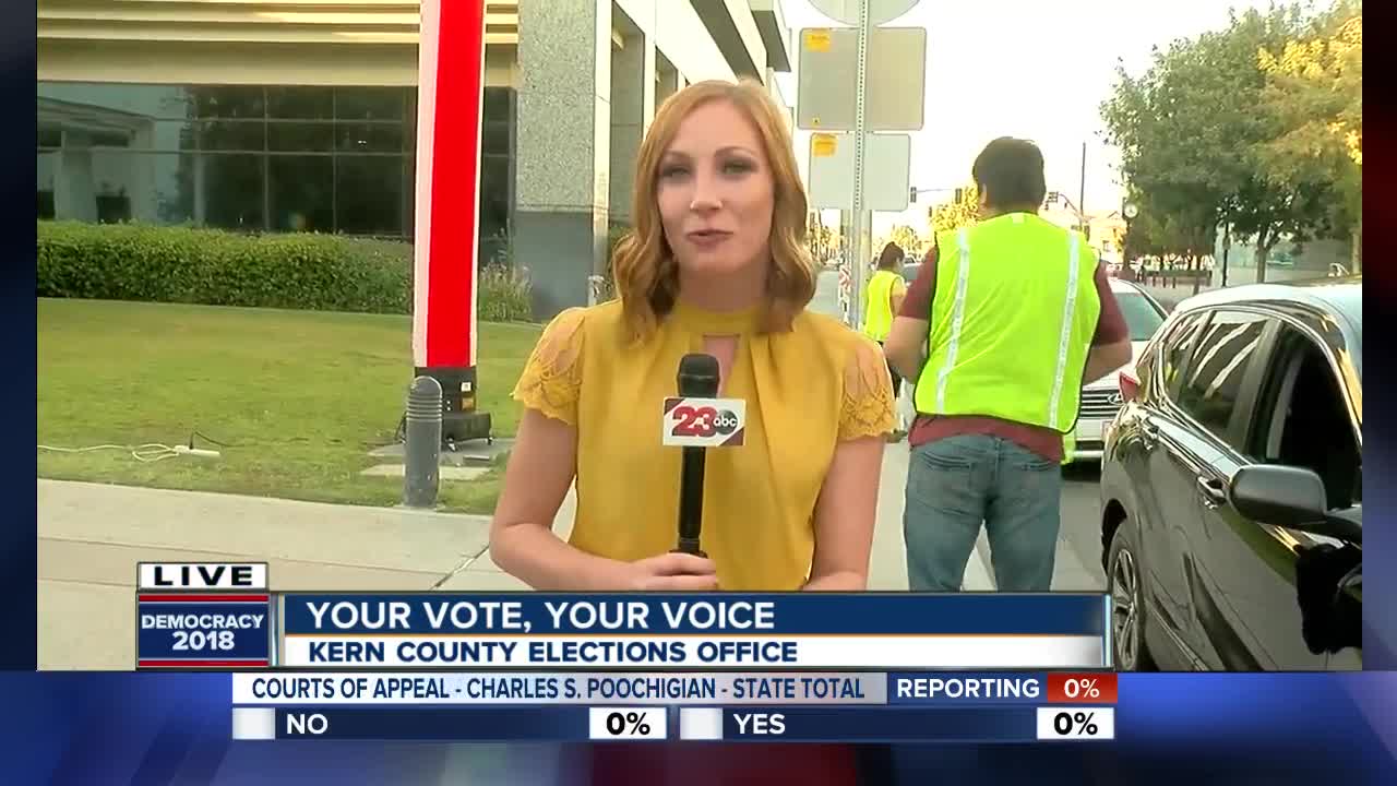 A look at drive-up drop-off ballots