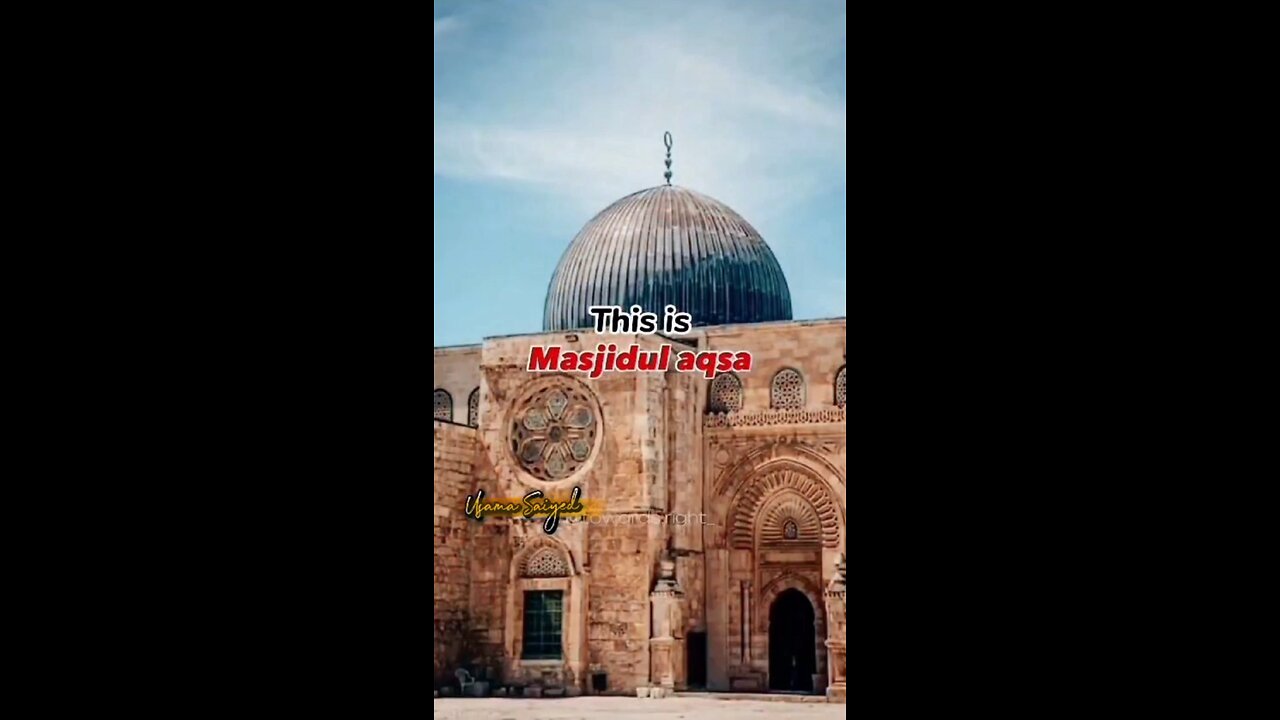 Which is the real Masjid Al Aqsa in Palestine? #Islam #Palestine #masjidalaqsa #qiblaeawal #viral