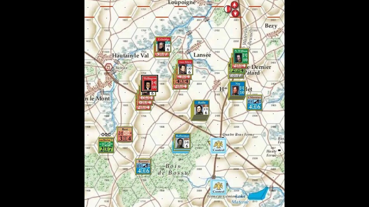 OSG Napoleon's Last Gamble - Quatre Bras 6 PM Coalition Phase