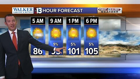 13 First Alert Las Vegas weather updated July 16 morning