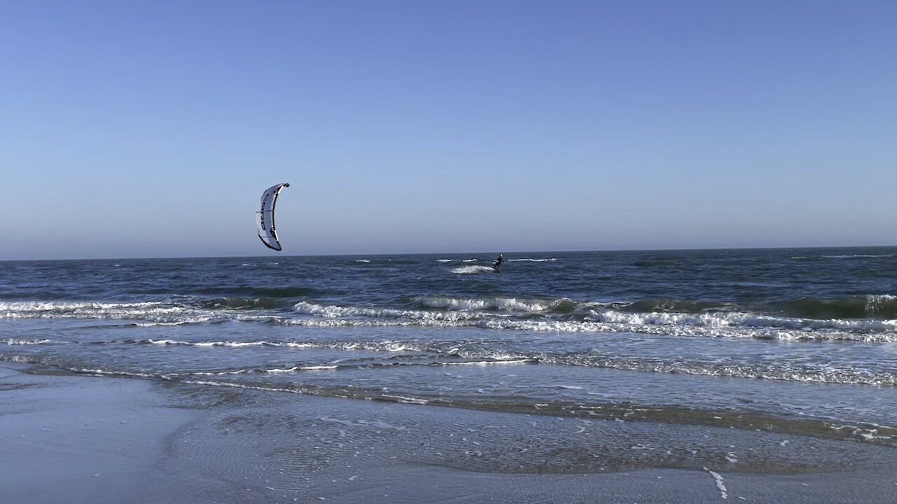 Kite surfing