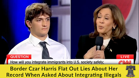 Border Czar Harris Flat Out Lies About Her Record When Asked About Integrating Illegals