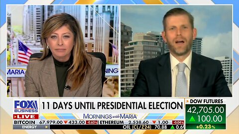 Eric Trump: "I've never seen him more locked in—he deserves it after all they've put him through."