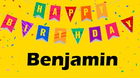 Happy Birthday to Benjamin - Birthday Wish From Birthday Bash
