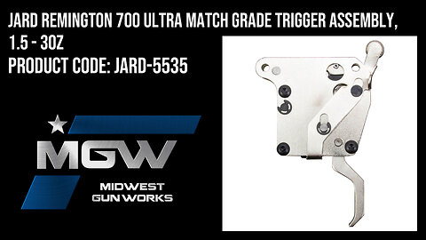 JARD Remington 700 Ultra Match Grade Trigger Assembly, 1.5 - 3oz - JARD-5535