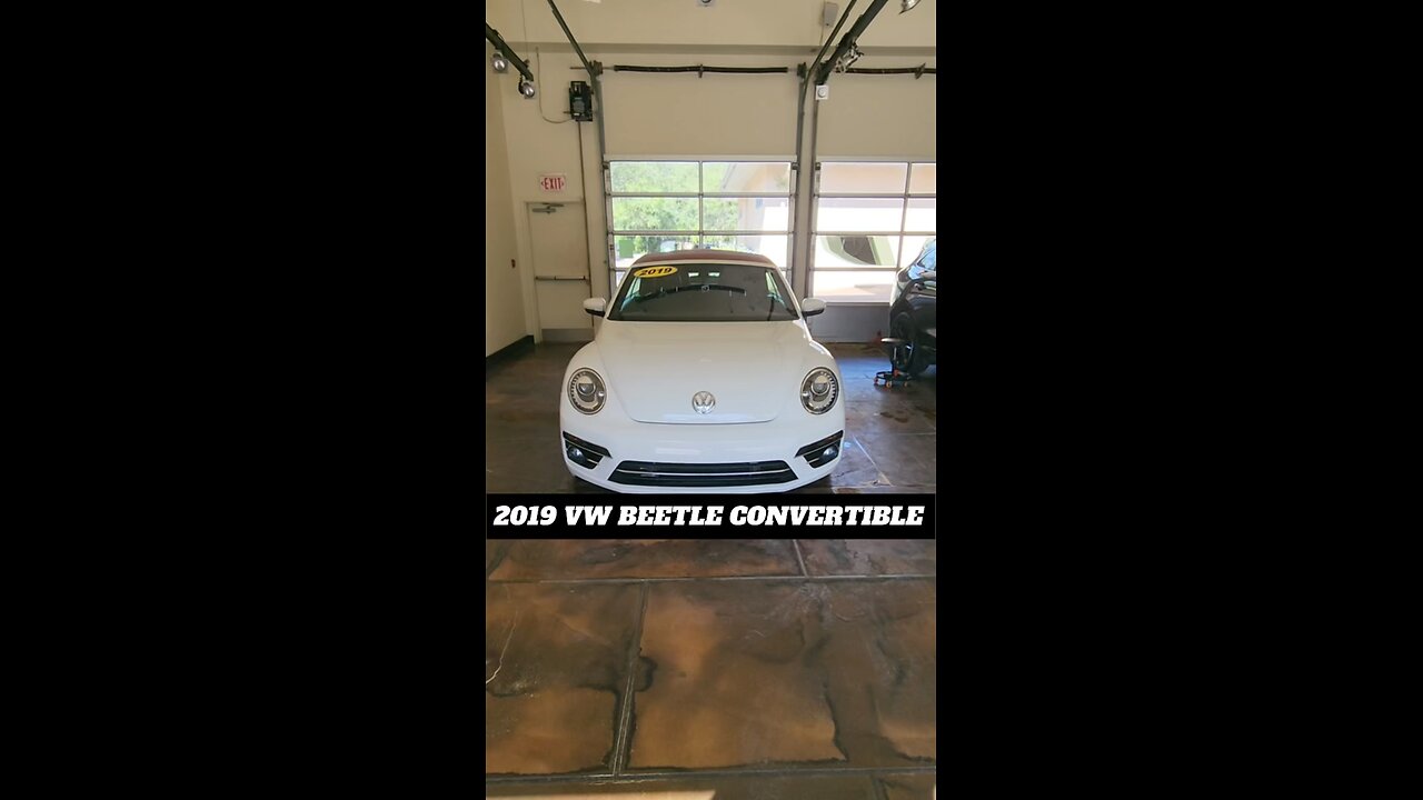 2019 VW Beetle Convertible