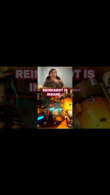 Reinhardt FLEW across the map…💨 🚀😈 | #shorts #gaming #overwatch2