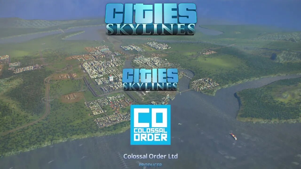 Cities Skylines - Credits Theme Song (Gameplay Included) CS Soundtrack