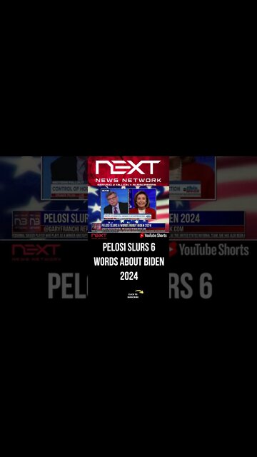 Pelosi Slurs 6 Words About Biden 2024 #shorts