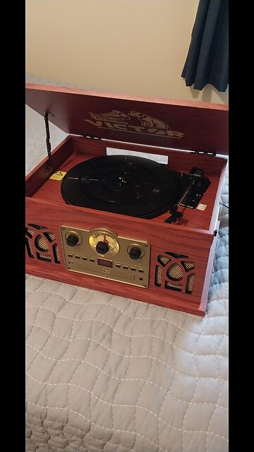 unboxing a record player
