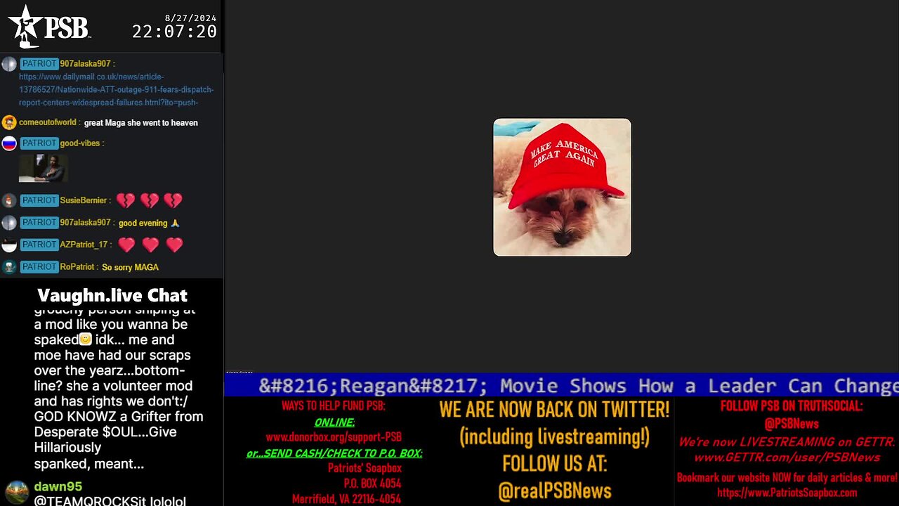 2024-08-27 22:00 EDT - The MAGA Mullet Show: with MagaSwaga