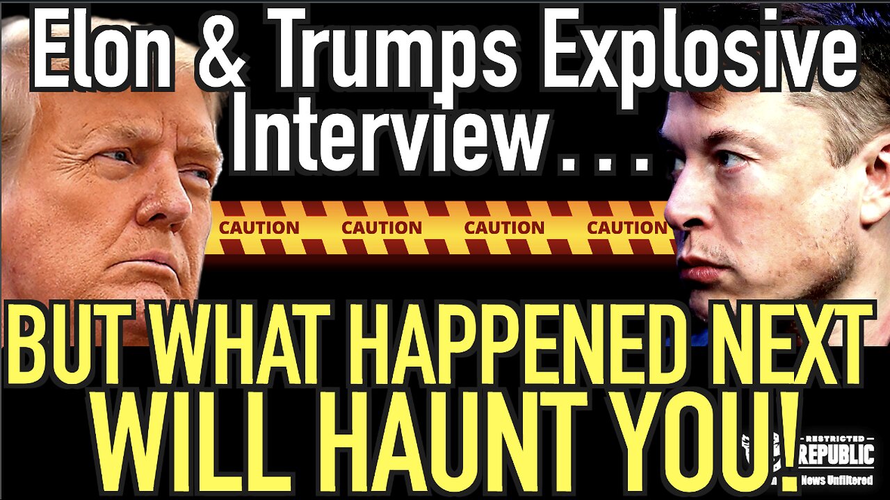 Elon & Trump’s Explosive Interview—But What Happened Next Will Haunt You!