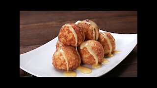 Fried Sticky Rice Mango Balls