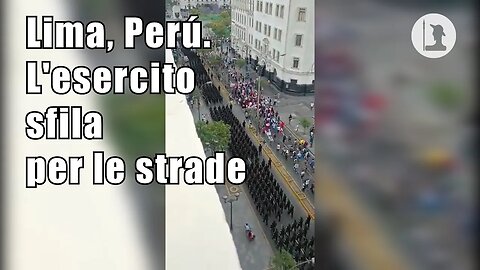 LE PROTESTE IN PERÚ NON SI PLACANO