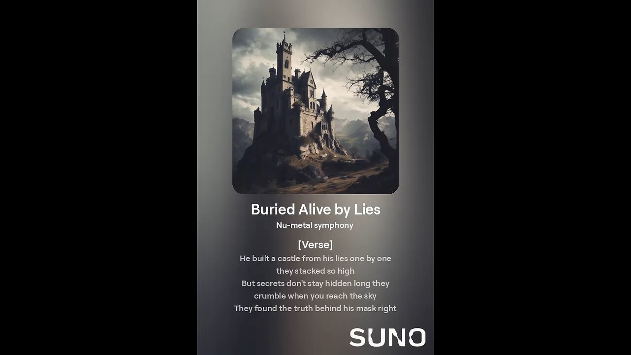 buried alive by lies