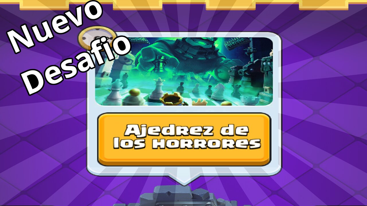 52.Desafio ajedrez de los horrores #clashroyale