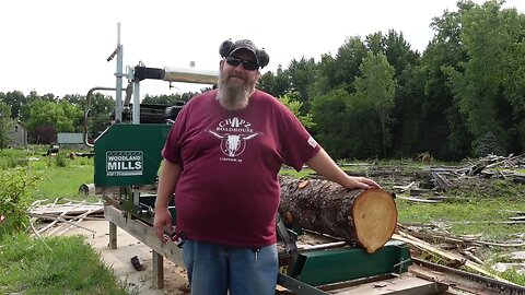 Is Owning a Homestead Sawmill Worth it? | Tree Crushes Dad's Truck, so I turn it into 2x4's!