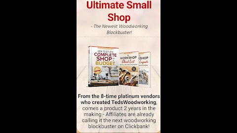 Ultimate Small Shop - The Next Woodworking Blockbuster!